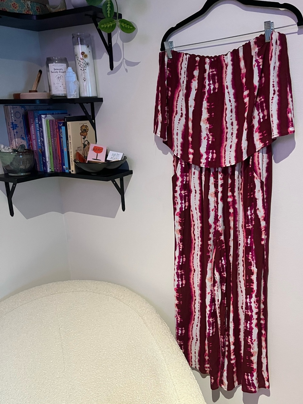 Strapless Tie-Dye Jumpsuit